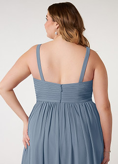 Azazie Chanel Bridesmaid Dresses Twilight A-Line Pleated Chiffon Dress image11