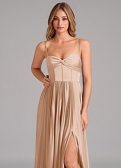 Azazie Akiko Bridesmaid Dresses English Rose A-Line Sweetheart Neckline Stretch Satin Dress image8