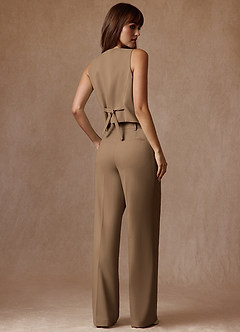 front Rowan Trufa Pantalones de rendimiento de tejido refinado