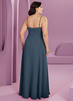 Barbie ♥ Azazie Bridesmaid Dresses Neptune A-Line with Pockets Chiffon Dress image2