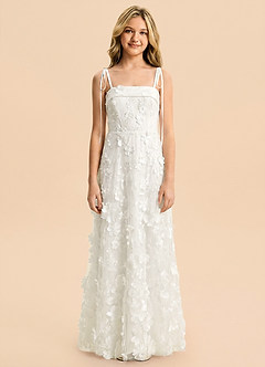 front Azazie Jenny Junior Formal Dress