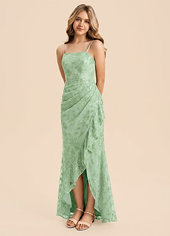 front Azazie Emily Junior Formal Dress