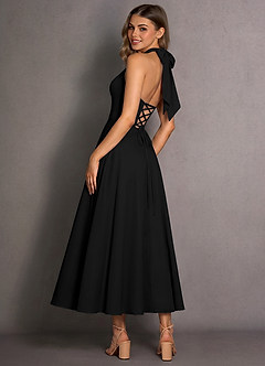 Isabeau Black Maxi Dress image2