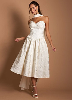 front Shiny Diamond Leaf Earrings