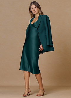 front Rowan Pine Refined Weave Performance 2-Piece Suit