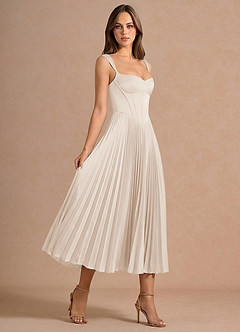 Avenelle Cream Mid Dress