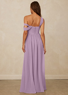 Christian Siriano Bridal for Azazie 1014 Bridesmaid Dresses Wisteria A-Line Off the Shoulder Chiffon Dress image3