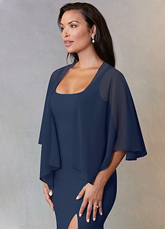 front Abrigo de gasa Azazie June