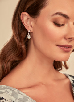 front Ocean Pearl Earrings