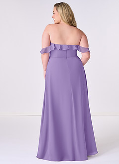 Barbie ♥ Azazie Final Sale Tahiti A-Line Off the Shoulder Chiffon Convertible Dress image8