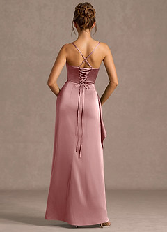 Thora Light Pink Open Back Prom Dress image2