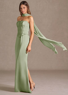 Berthe Light Green Maxi Dress image5