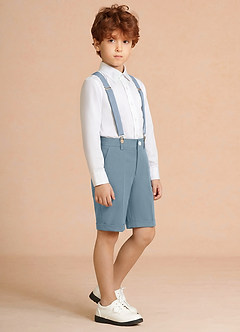 front Oliver Azul Claro Conjunto de 3 piezas de pantalones cortos para niño