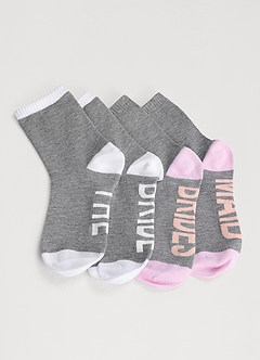 front Bride & Bridesmaid Bachelorette Party Gift Socks