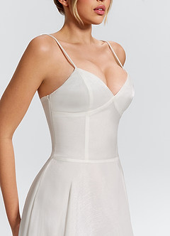 Florence White Alabaster Midi Dress image5