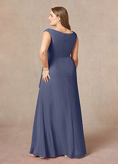 Azazie Yarrow Mother of the Bride Dresses Stormy A-Line Pleated Chiffon Dress image8