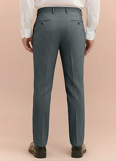 front Miles Grey Seersucker Dress Pants
