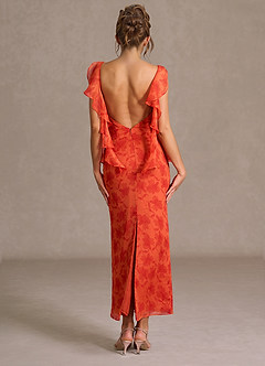 Evinah Tangerine Maxi Dress image3