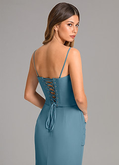 Azazie Sorrel Bridesmaid Dresses Bermuda Mermaid Corset Chiffon Dress image7