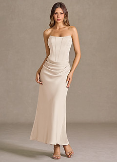 Vestido Crema Largo Katelyn image3