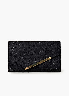 front Micronized Glitter Envelope Bag