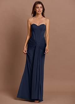 Robe Longue Marine Kalliope  image6