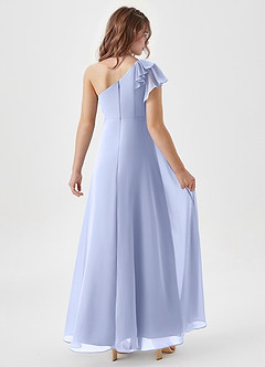 Azazie Arabella Junior Klänning av A-Line i Chiffong Ruched image2