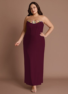 Liliah Merlot Maxi Dress image7