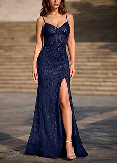 Dazzle Neptune Mermaid Prom Dress image4