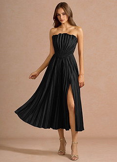 Kaia Black Midi Dress image4