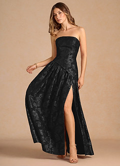 Robe Longue Noir Marcella image3