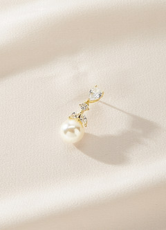 front Ocean Pearl Earrings