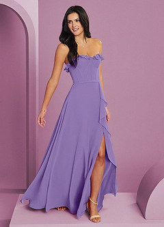 Barbie ♥ Azazie Bridesmaid Dresses Tahiti A-Line Sweetheart Neckline Chiffon Dress image4