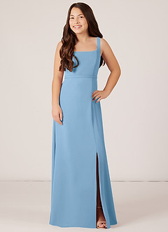 Azazie Renee Junior Klänning av A-Line i Chiffong Sidoslits image1