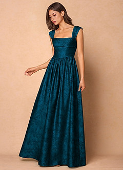 Runa Navy Black Maxi Dress image3