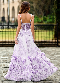 Pomeappy Fioletowy Suknia balowa z tiulu image2