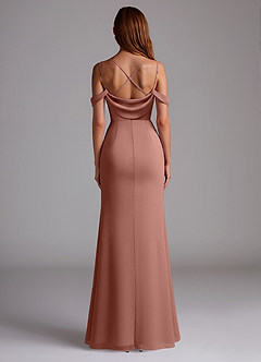 Azazie Callan Bridesmaid Dresses Cedar Rose Mermaid Pleated Chiffon Convertible Dress image2