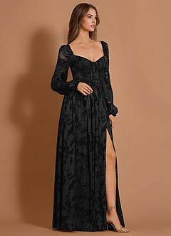 Aniyah Black Maxi Dress image4