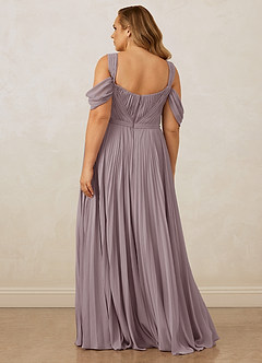 Christian Siriano Bridal for Azazie 1013 Brautjungfernkleider A-Linie Schulterfrei Chiffon Kleid Dämmerung image12