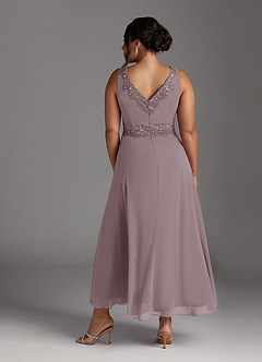 Azazie Devana Mother of the Bride Dresses Dusk A-Line Sequins Chiffon Dress image10