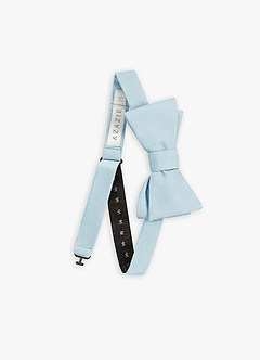 front Stretch Satin Bow Tie