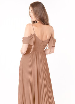 Azazie Lyney Final Sale Dusk A-Line Off the Shoulder Chiffon Dress image5
