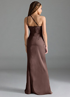 Azazie Eren Junior Klä av Tubklänning i Stretch Satin Plisserad image2