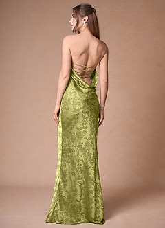 Ondine Moss Navy Strapless Dress image6