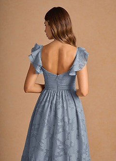 Thalia Powder Blue Midi Dress image6