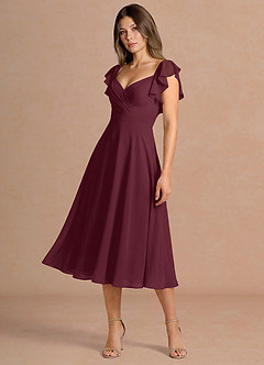 suknia Wino Midi Leilani image3
