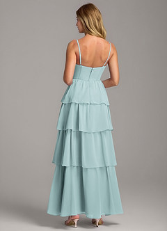 Azazie Alanna Bridesmaid Dresses Mist A-Line Sweetheart Neckline Chiffon Dress image7