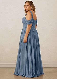 Christian Siriano Bridal for Azazie 1013 Bridesmaid Dresses Twilight A-Line Off the Shoulder Chiffon Dress image15