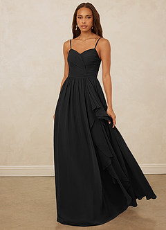Christian Siriano Bridal for Azazie 1004 Bridesmaid Dresses Pleated Drape Chiffon A-line Dress image1