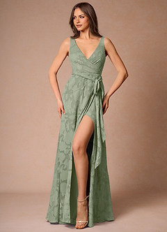 Audren 피스타치오 맥시 드레스 image3
